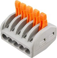 Bloc de jonction rapide Euro sans vis, adaptateur d'alimentation à enfoncement avec contacts en cuivre et boîtier en PC, 250V 32A