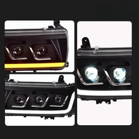 Phares HETOP pour Toyota Land Cruiser 1990-2002 FJ80 LC80 – Amélioration LED, feux de jour DRL, lentille de signalisation, phares avant modifiés