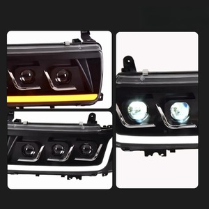 Faros Delanteros HETOP para <span class=keywords><strong>Land</strong></span> <span class=keywords><strong>Cruiser</strong></span> 1990-2002 FJ80 LC80, Actualización LED, Lentes con Señal DRL, Faros Delanteros Modificados para <span class=keywords><strong>Toyota</strong></span> - Product Image 5