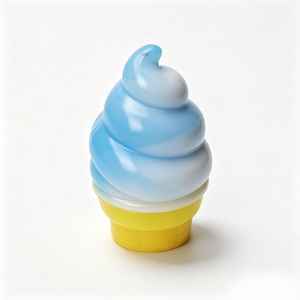 Jouet Squishy Cône de Crème Glacée Dégradé, Jouet Sensoriel Anti-Stress à Presser, Jouet Anti-Anxiété et de Décompression, Vente en Gros - Product Image 4