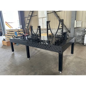 Table de soudage à charge lourde Série D28-Fonte nitrurée, <span class=keywords><strong>grille</strong></span> anti-usure et verrouillage de montage sans soudure - Product Image 3