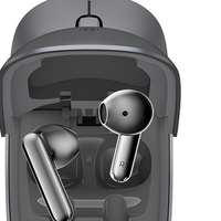 Souris sans fil portable avec étui de charge intégré et écouteurs 2-en-1, accessoire informatique de voyage