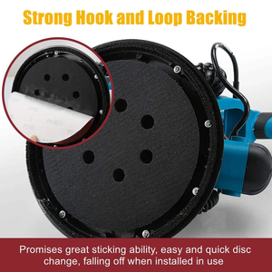 USA Local Stock 10PCS 9 "8-Loch-Schleifpapierscheibe mit Klett verschluss 40-240 Aluminiumoxid-Schleif scheibe - Product Image 4