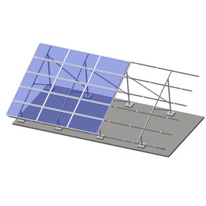 Système de montage solaire <span class=keywords><strong>photovoltaïque</strong></span> au sol à grande échelle pour terrains ouverts, certifié TUV, à haute capacité de charge, galvanisé à chaud - Product Image 1