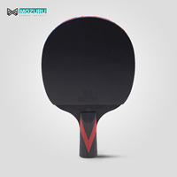 MOZURU Raquette de ping-pong 6 étoiles Pro Carbon Performance Level avec technologie carbone