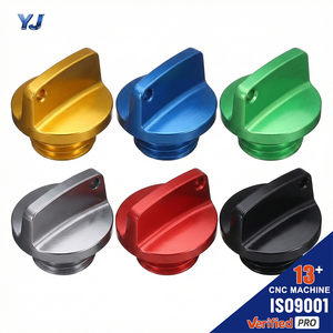 Tapa de Aluminio CNC Yuanji para Motor de Motocicleta, Personalizada y Modificada, Universal, con Filtro de Aceite - Product Image 1