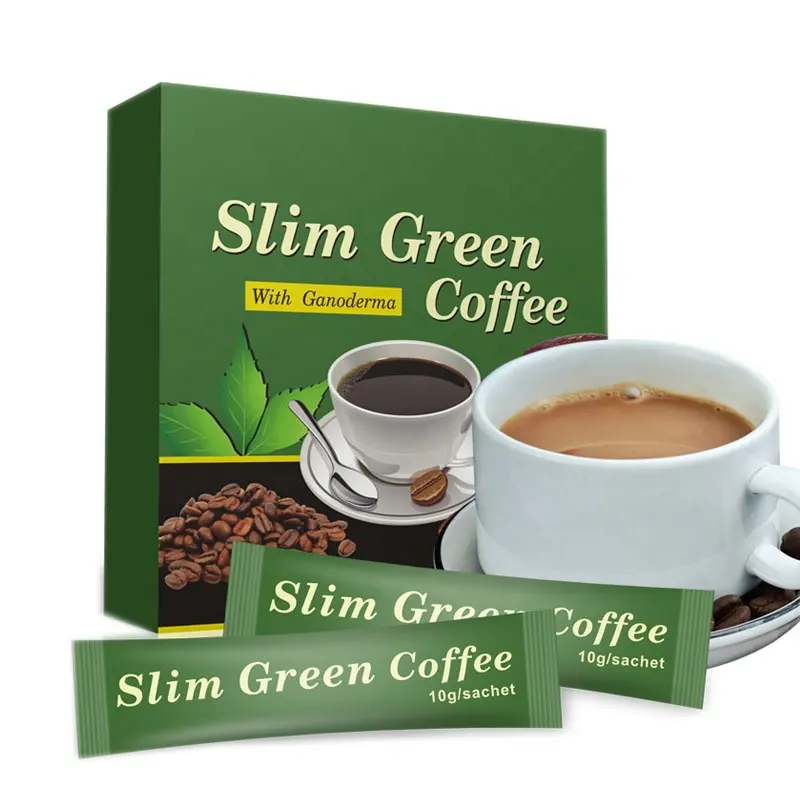Fábrica atacado halal natural segurança rápida perda de peso queima gordura desintoxicação instantânea slim café em pó emagrecimento café verde
