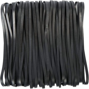 Gelang karet hitam besar tahan UV karet gelang hitam untuk kemasan, RC, ikat rambut elastis kualitas Pro dibuat di Cina - Product Image 5
