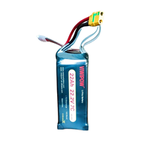 Batterie de drone Viwipow avec protection contre les surcharges, 6S 22.2V 22Ah 7C Lipo, batterie de drone de haute qualité avec connecteur XT60