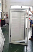 Volet de porte en aluminium YASHO personnalisé de haute qualité, garantie 5+ ans, options fixes/manuelles/électriques, ouverture horizontale
