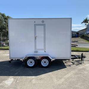 Australian Standard 2 portes 2 stalles Toilettes Remorque de luxe Portable <span class=keywords><strong>Toilette</strong></span> Remorque Salle de bains Remorque - Product Image 4