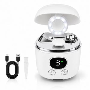 Coupe-ongles électrique en plastique de haute qualité, 3 vitesses, coupe-ongles automatique avec loupe pour bébés et personnes âgées - Product Image 1