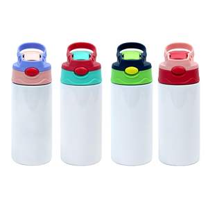 Bouteille d'eau isotherme en acier inoxydable vierge pour sublimation 12 OZ, gobelet droit avec couvercle anti-éclaboussures et incassable - Product Image 1