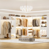 Armoire de chambre à coucher moderne sur mesure pour toute la maison, tiroirs en panneaux de particules, panneaux mélaminés, rangement pour appartement, salon, grande taille