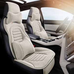 Universal Breathable Linen Car <b>Seat</b> Cushion Four Seasons Full Surround Cool Feeling Five <b>Seats</b> <b>Cover</b> <b>for</b> Cross-Border Foreign - Product Image 2