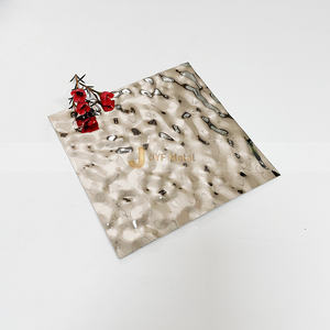 Panneau décoratif en acier inoxydable à effet d'ondulation d'eau EX812 pour revêtement mural intérieur de luxe au Moyen-Orient - Product Image 1