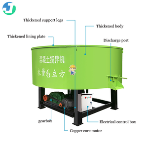 Hoge kwaliteit draagbare mortel- en betonmixer, snellossende menger, panmixer, elektrisch/diesel, voor het mengen van diverse materialen - Product Image 4