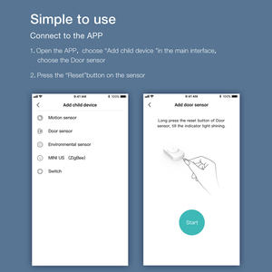 An ninh nhà thông minh hệ thống báo động lập trình iốt cảm biến Alexa cửa cảm biến ZigBee - Product Image 6