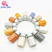 Poudre Métallique Comestible de Qualité Alimentaire Or Argent pour Décoration de Gâteaux et Pâtisseries, Poudre de Mica