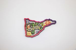 Imán de MDF de Tenerife, el Más Vendido, con Diseño Único de Búho, Caballito de Mar, Mariposas y Lagartos - Product Image 3