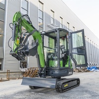 Excavator Mini HIGHTOP HT 25 Hidrolik Crawler Mini Excavator 2500kg Peralatan Pemindah Tanah Dijual
