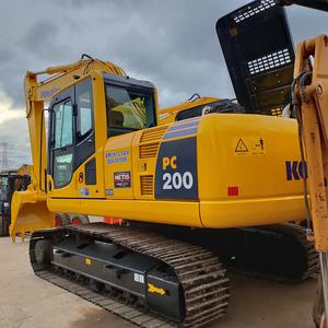 Excavatrice Komatsu d'occasion de 20 tonnes d'origine japonaise, excavatrice d'occasion Komatsu Pc200-8 en bon état - Product Image 6
