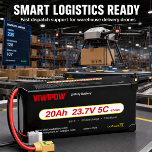 Batterie semi-solide 23,7 V 6S 20000 mAh 6S1P à décharge C élevée et haute densité pour drone logistique – Nouveauté 2026, vente chaude - Product Image 3
