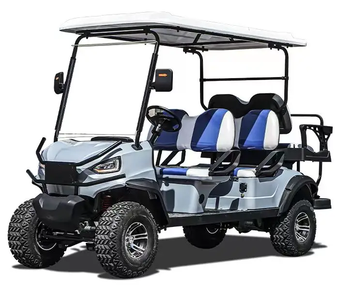 Bán buôn Trung Quốc off road Golf điện giỏ hàng 4 + 2 chỗ ngồi xe điện 6 chỗ ngồi trên màu xanh lá cây hoặc khóa học hoặc câu lạc bộ để bán cho thuê