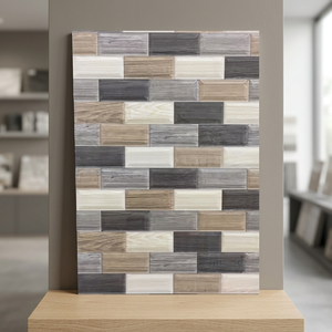Carrelage mural en céramique numérique émaillé brillant 12x24 30x60cm 300x600mm, aspect rustique mat, antibactérien pour extérieur - Product Image 5