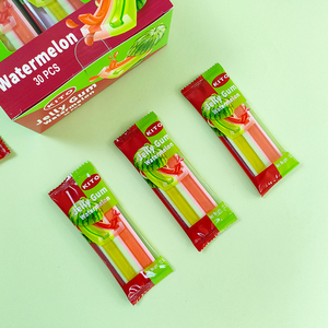 Manufacturer OEM Service Available Bulk Wholesale Watermelon Bubble <strong>Gum</strong> Flavored Jelly <strong>Chewing</strong> <strong>Gum</strong> With Box Packaging - Product Image 4