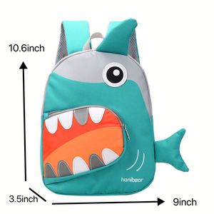 Children's <b>Waterproof</b> Explorer Pattern Anti-Lost Bookbag Kids <b>School</b> <b>Backpack</b> Zipper Closure Oxford Polyester Cartoon Design - Product Image 2