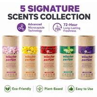 Rayshine Vente en gros Perles parfumées écologiques à forte fragrance, rehausseur de parfum, perles roses désodorisantes pour lessive 200g