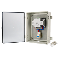 Boîtier extérieur étanche pour tableau de distribution 2P 100A ATS, boîte de commutation d'alimentation, économiseur d'énergie, panneau électrique, boîte de distribution ATS