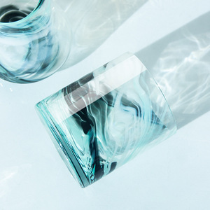 2025 xu hướng mới Beyond tùy chỉnh 34 oz bình thủy tinh Nước Bình Bình Tumbler thiết lập đầy màu sắc màu xanh cạnh giường ngủ Trà Chậu & ấm - Product Image 5