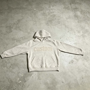 เสื้อฮู้ดผู้ชายสั่งทำพิเศษ ผ้าฝ้าย 100% เฟรนช์เทอร์รี่ 4000gsm สกรีนลาย พอดีตัว สวมใส่สบายๆ สำหรับฤดูใบไม้ร่วง - Product Image 2