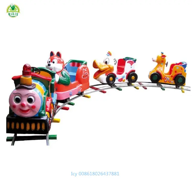 Großhandel Kinder Elektrische Zug Fahrgeschäften Weihnachten Mini Track Zug