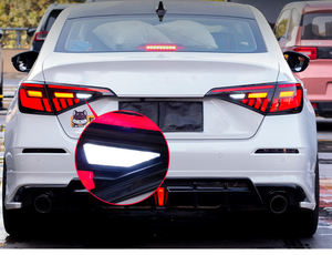 Feux arrière LED pour Honda Civic 2021-2024 11ème génération, clignotants dynamiques, feux <span class=keywords><strong>de</strong></span> recul, antibrouillard, feux arrière <span class=keywords><strong>gauche</strong></span> et droit - Product Image 5