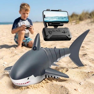 Cámara HD RC Shark con rociador de agua de un solo toque, doble impermeabilidad, regalo de verano para niños - Product Image 2