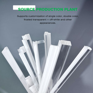 Coperture per Lampade a LED <span class=keywords><strong>in</strong></span> Acrilico Trasparente Moderno Personalizzate, Diffusori per Strisce LED - Product Image 4