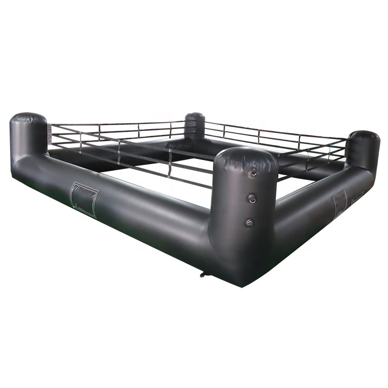 Ring De Lucha Libre Con 4 Figuras De 5 Cm, Tapete Con Resorte Y Cuerdas Flexibles, Estadio De 35.5 Cm Para Niños De 3 A 14 Años
