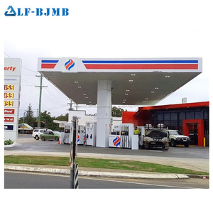 China de fábrica dirigida vender marco de acero de gasolina estación techo Canopy - Product Image 4