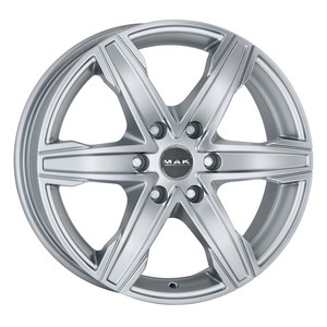 LLANTAS DE ALEACIÓN MAK F65606GSI20VH2 KING6 SILVER 6,5J16 Et20 6X139,7 Cb106,1 Índice de carga 1250 - Product Image 1