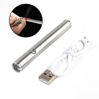Briquet Électrique Publicitaire Portable Rechargeable USB en Métal, Format Slim, Moderne, pour Cadeaux Promotionnels