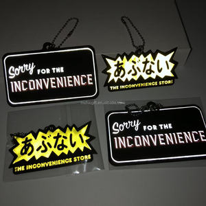 Khả năng hiển thị cao Phản Quang Đi Xe Đạp Móc khóa khẩn cấp Keyring phản xạ <span class=keywords><strong>Tag</strong></span> cho an toàn khuyến mại Carabiners - Product Image 1