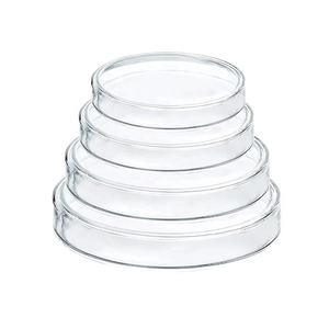 Boîte de Pétri en verre borosilicate transparent 60mm 90mm 100mm avec couvercles pour la microscopie - Product Image 2