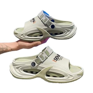 Sandalias para Hombre con Suela Gruesa de EVA, Antideslizantes, Cómodas, para Playa y Exteriores, con Tacón de 3cm o 5cm, Diseño Liso - Product Image 5