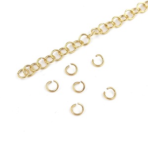 Anillo Abierto de Acero Inoxidable, Chapado en Oro de 18K, Accesorio de Conexión para Joyería DIY - Product Image 2