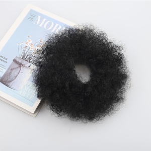 1 Postiche Synthétique Bouclé <span class=keywords><strong>Africain</strong></span> pour Femme - <span class=keywords><strong>Chignon</strong></span> Bouclé Élastique à Clip, Extension <span class=keywords><strong>de</strong></span> <span class=keywords><strong>Queue</strong></span> <span class=keywords><strong>de</strong></span> <span class=keywords><strong>Cheval</strong></span> Épaisse, Postiche <span class=keywords><strong>Chignon</strong></span> - Product Image 6