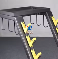 YG FITNESS YG-6042 Support Commercial pour Poignées et Accessoires de Câble, Organisateur d'Accessoires d'Entraînement Musculaire, Équipement de Fitness