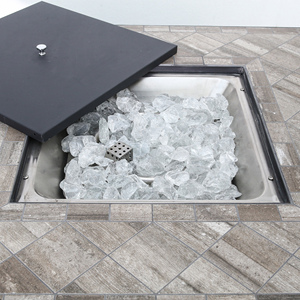 China Manufactory <strong>propane</strong> or butane <strong>gas</strong> smokeless modern round square fire pit table// - Product Image 4